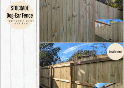 Stockade Wood Fence